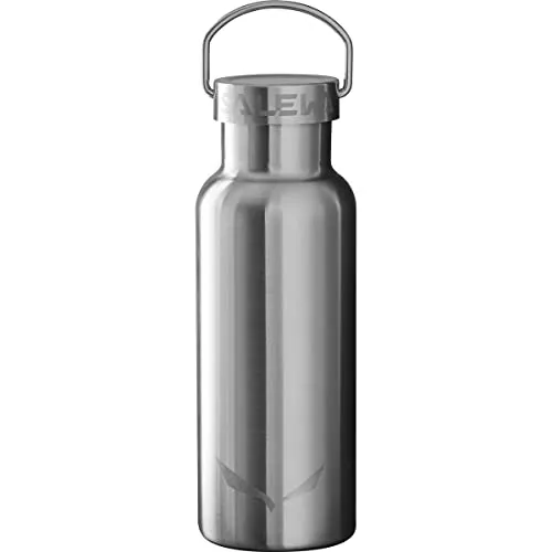 Salewa Valsura Insulated Stainless 0,45l Thermosflasche - Silber, One Size - Thermobehälter mit doppelwandiger Isolierung für optimale Temperaturhaltung, ideal für Outdoor-Aktivitäten und Reisen.