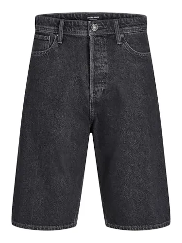 Jack & Jones JJIRON JJORIGINAL Shorts MF 328 SN schwarz XL - Herren-Shorts aus 100% Baumwolle, pflegeleicht und modisch im relaxed fit für hohen Tragekomfort - ideal für warme Tage.