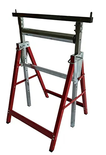 HC Tools Unterstellbock Rollenbock 2in1 Doppelpack - Auto-Unterstellböcke mit 150 kg max. Belastbarkeit, höhenverstellbar und klappbar für einfache Handhabung in Werkstatt und Haushalt.