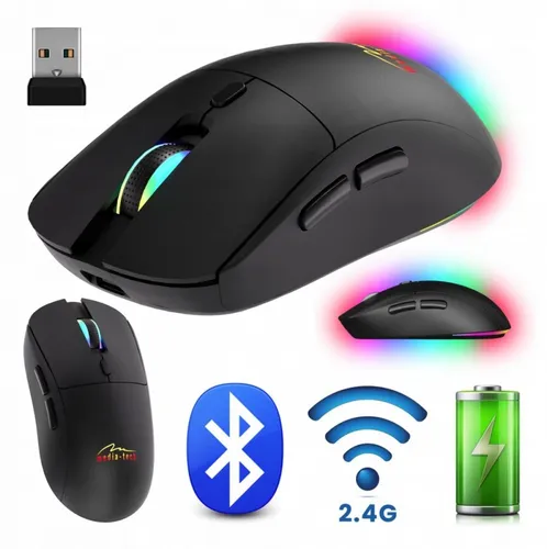 Kabellose 2-in-1-Maus SILENT & RECHARGE MT1124