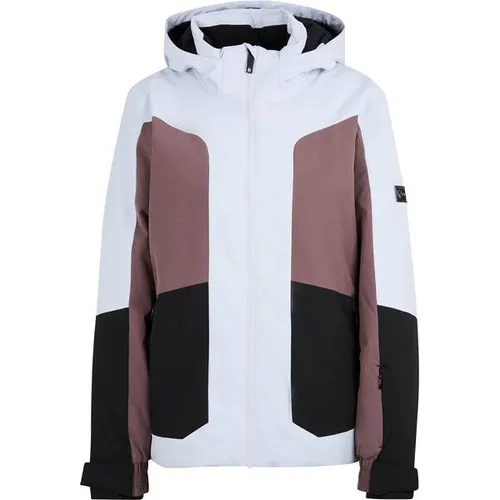 Ziener Skijacke TARLA-Z für Damen, grau 40 EU - Funktionsjacke aus 100% recyceltem Polyester, atmungsaktiv und umweltfreundlich, ideal für Skifahrerinnen, die Wert auf Nachhaltigkeit legen.