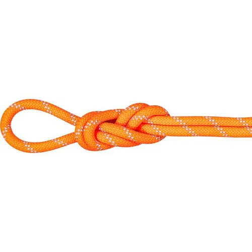 Mammut 9.5 Alpine Dry Kletterseil (70M, orange) - Kletterseil, wasserabweisend und ideal für vielseitige Einsätze, bietet perfekte Balance zwischen Langlebigkeit und Handling.