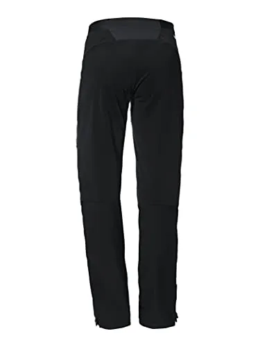 Schöffel Women's Softshell Pants Rinnen - Trekkinghose Gr 40 schwarz - Funktionale Wanderhose aus elastischem Softshellgewebe, DWR-imprägniert für optimalen Wetterschutz. Ideal für Trekking und Outdoor-Aktivitäten.