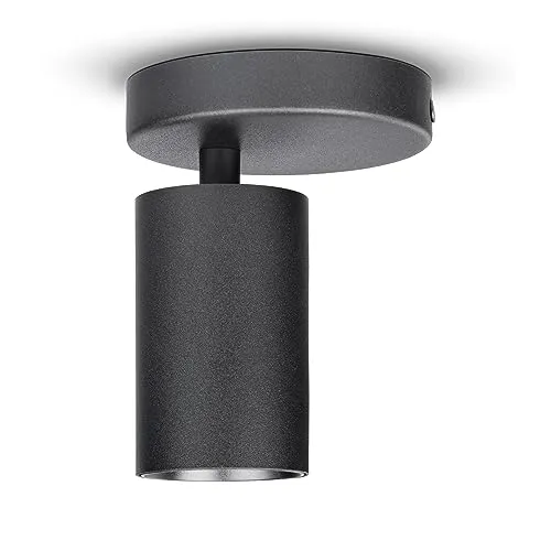 Paco Home Deckenlampe mit schwenkbaren Spots - Moderne Wandleuchte für Wohnzimmer und Küche, aus hochwertigem Aluminium, flexibel in der Ausrichtung und passend für GU10-Leuchtmittel.