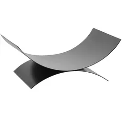 MAGNUS Schwarzer Kaminholzkorb K14 aus Stahl