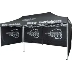 Weber Easy-Up Zelt 3 x 6 m inkl. 4 Seitenwänden von Weber-Werke