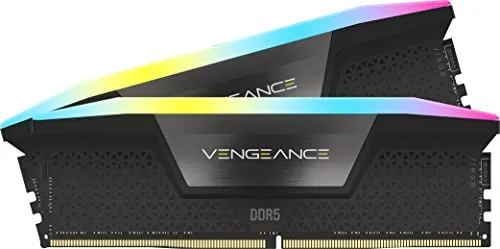 Corsair VENGEANCE RGB DDR5 RAM 32GB (2x16GB) 5200MHz CL40