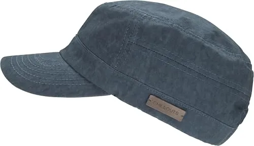 chillouts Army Cap Ettrick Hat - Stylische Army Cap für das ganze Jahr, mit praktischem Gummizug für optimalen Sitz und lässigem Casual-Stil – ideal zum Verstecken unordentlicher Frisuren.