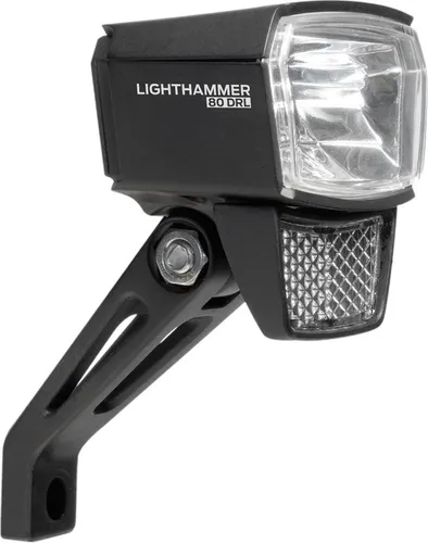 Trelock Dynamo Scheinwerfer Lighthammer 80 LS 835-T - Fahrradbeleuchtung mit 80 Lux für optimale Sichtbarkeit und Sicherheit bei Nachtfahrten. Robust und zuverlässig für jede Tour.