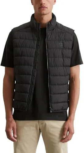 Marc O Polo Herren B21096072022 Weste - Sportliche Steppweste mit Stehkragen, aus 100 % recyceltem Polyester für nachhaltigen Tragekomfort