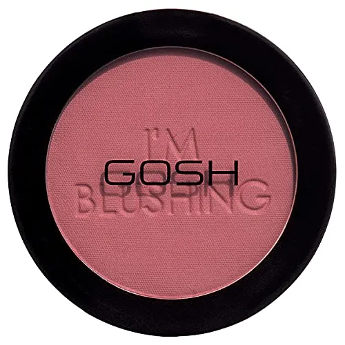 GOSH I’m Blushing Rouge Puder I Powder Blush für betonte Wangen I leichte, seidige Formel I mattierendes Puder für natürliche Make-up Looks I geeignet für alle Hauttypen I 100% Vegan I 003 Passion