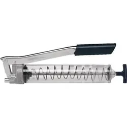 UMETA Handhebelfettpresse für 400g Kartuschen - Sonstige Handwerkzeuge, extrem robust mit korrosionsfreiem Pressenrohr und max. Förderdruck von 400bar für effizientes Fettpressen.