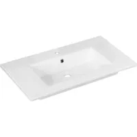 Mid.you Waschtischkombi Dunkelbraun 82 cm - Hängende Waschtischkombi mit 2 Schubladen, elegantes Design in Dunkelbraun, Soft-Close-System und praktischer Abstellfläche für Ihr Badezimmer.