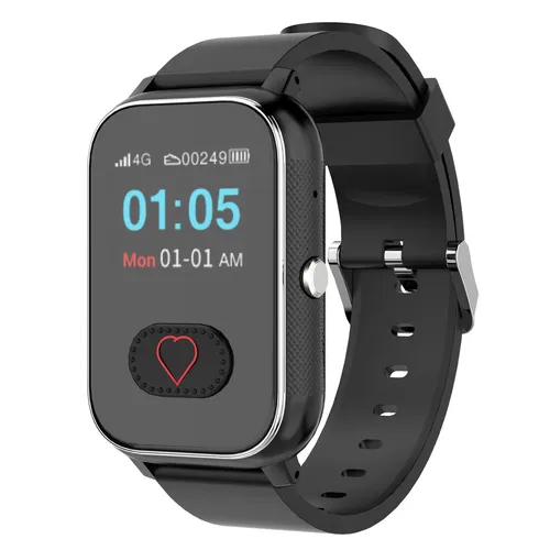 Notrufuhr NC96S GPS – Vitalfunktionen & Sturzsensor - Smartwatch mit großer SOS-Taste, 2-Wege-Sprachkommunikation und präziser Ortung durch GPS, ideal für Sicherheit und Gesundheitsüberwachung.
