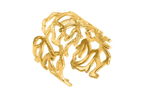 Heideman Fingerring Maeci goldfarben (Ring, 1-tlg., inkl. Geschenkverpackung), One Size Ring Frauen