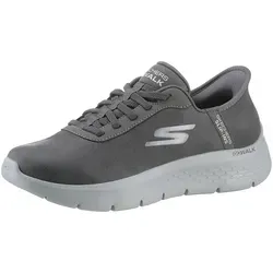 SKECHERS GO WALK FLEX Slip-On Sneaker für Damen, Größe 40 - Sportlicher Slip-On Sneaker aus Lederimitat mit Air-Cooled Memory Foam für optimalen Komfort und Dämpfung, ideal für Freizeitanlässe.