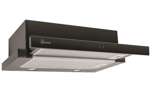 Gurari GCH B 117BL Dunstabzugshaube 60cm - Stark und Elegant - Dunstabzugshaube Flachschirmhaube mit 1000m³/h, TouchControl und LED-Beleuchtung, ideal für moderne Küchen und effiziente Luftreinigung.