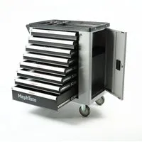 Mephisto-Tools Werkzeugwagen, fertig montiert und bestückt - Werkstattwagen mit 8 hochwertigen Werkzeugen, abschließbaren Schubladen und einer Belastbarkeit von bis zu 35 kg pro Schublade. Ideal für professionelle Werkstätten und Heimwerker.