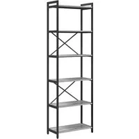 vidaXL Graues Sonoma Bücherregal 60 x 30 x 188 cm von vidaXL