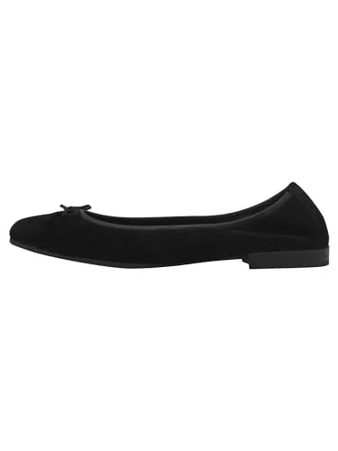 Tamaris Ballerina 1-22116-41 004 normal - Damen-Ballerinas mit gepolsterter TOUCH-IT Decksohle und echtem Leder, ideal für den ganzen Tag dank breitem Blockabsatz und optimalem Komfort.