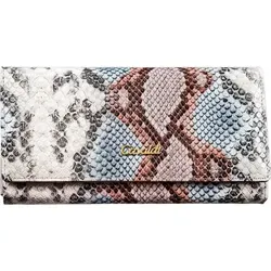 Damen Geldbörse Leder + PolyurethanPX24-DNH-BL-2250 Schwarz