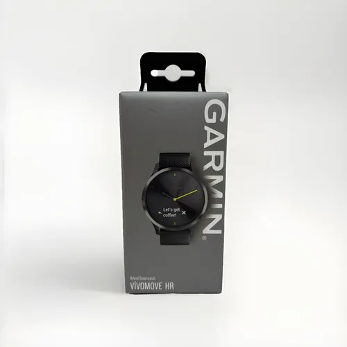 GARMIN vivomove HR Fitnesstracker Smartwatch - Aktivitätstracker mit OLED Display, ideal für Fitness-Enthusiasten. Verfolgen Sie Schritte, Herzfrequenz und mehr – perfekt für Indoor und Outdoor Aktivitäten.