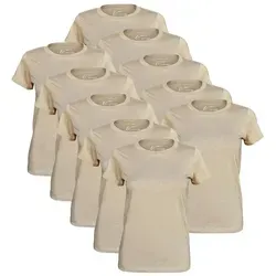 Cotton Prime® Sporttop O-Neck - Tee in trageangenehmer Baumwollqualität beige 3XL