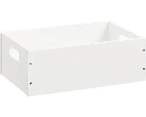 Aufbewahrungskiste Holz weiß 6,6l