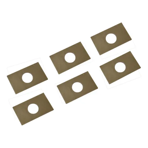 MZ Set, 6 Stück, Sicherungsblech zur Druckplatte BK350