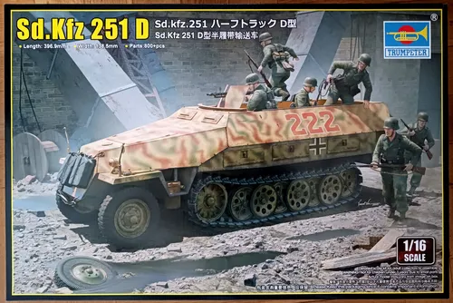 Trumpeter 00942 : Dt. Halbketten- Sd.Kfz.251D / Kit 1:16 von Trumpeter