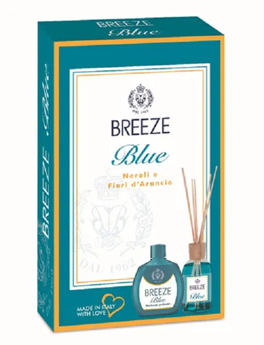 Breeze Geschenkset Deodorant Squeeze Blue 100ml & Raumdiffusor 100ml