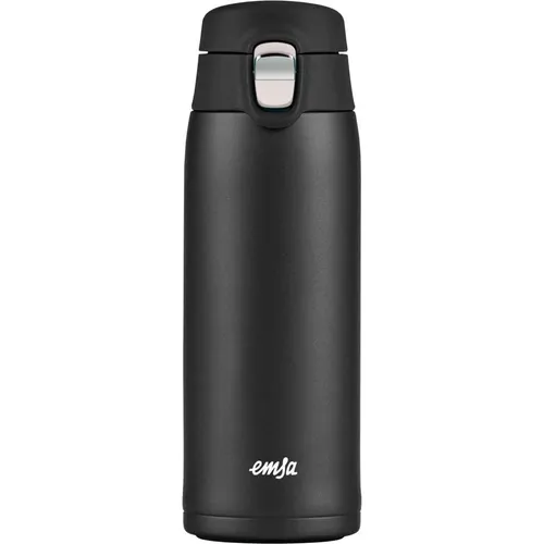Emsa N21517 Travel Mug Light - 0,4 L Isolierbecher - Thermostassen & -becher mit 8h heiß und 16h kalt, extra-schlankes Design und 100% auslaufsicher. Ideal für unterwegs und BPA-frei für gesundes Trinken.