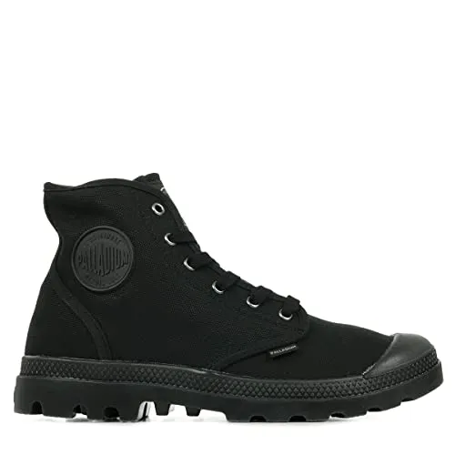 Palladium PAMPA HI Sneaker Boots für Herren, Schwarz, Größe 45 - Herren-Stiefel aus robustem 14 oz Segeltuch mit bequemem EVA-Ausschnitt, ideal für Abenteuer und Alltag.