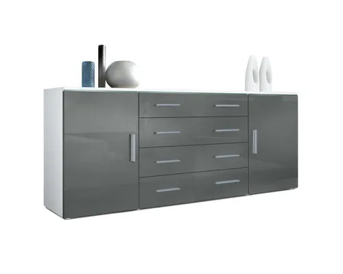 Vladon Sideboard Faro V2 in grau von Vladon