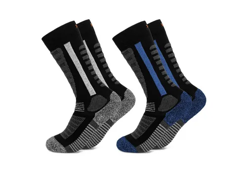 OCCULTO Skisocken Kinder Skisocken 2er Pack (Modell: Charlie) (2-Paar)