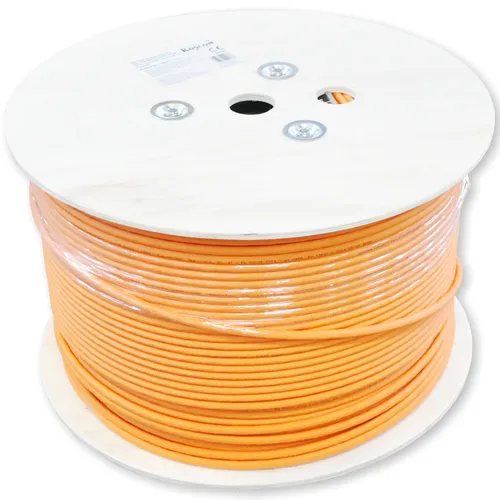 Koscom Netzwerkkabel Simplex CAT7 S/FTP 1000MHz 500m mit Meteraufdruck - AWG 23