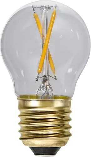 Star Trading 353-18-1 Decoration LED Soft Glow, E27, A++ Edison Optic, 2100 K, 30 LM, 90 Ra, ca. 4,5x7,8 cm, 230 V / 0,5 W, 1 Stück auf Karte