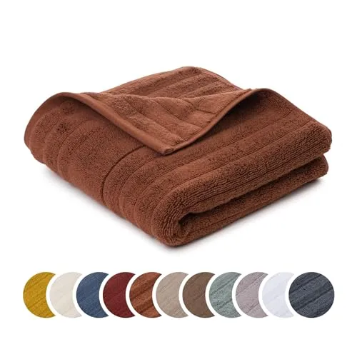 liebling Handtuch Luxus Bio Baumwolle, Serie Marseille, 770 gr. / m², 50 x 100 cm, Ökotex, 60 Grad, saugstark, schnelltrocknend, Farbe: braun