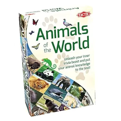 Tactic Lernspiel Animals of the World Kartenspiel Tiere entdecken