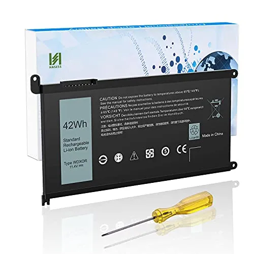 WDX0R Laptop Akku für Dell Inspiron 13 5368 5378 7368 5379 7378 14 7460 15 5565 5567 5568 5578 7560 7570 7579 7569 P58F 17 5765 5767 5770 Latitude 3480 3580 WDXOR T2JX4 CYMGM FC92N