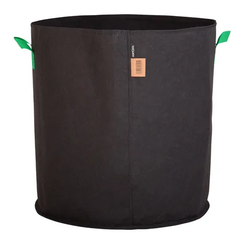 100L Pflanzsack schwarz / grün - 100 Liter Durchmesser 50cm Höhe 52cm - HORTOSOL