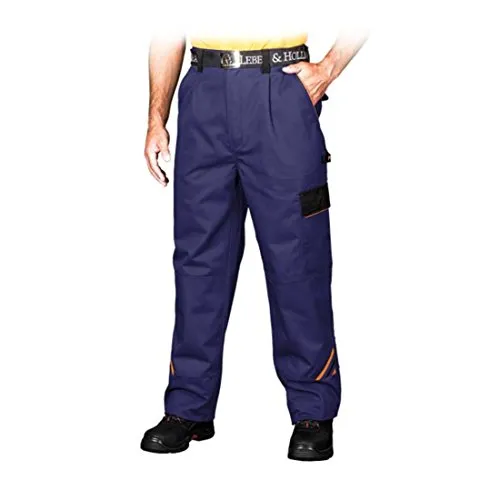 Arbeitshose blau oder grau 290g Bundhose Arbeitskleidung Schutzkleidung 56 blau