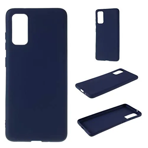 CoverKingz Cover kompatibel mit Samsung Galaxy S20 [6,2 Zoll] – Silikon Handyschutzhülle Smartphonehülle - TPU Phone Case Matt Blau