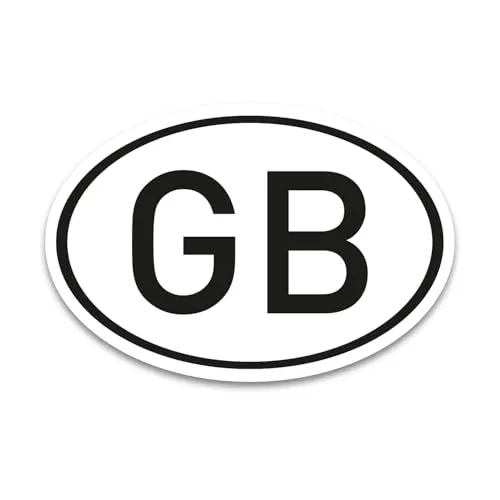 GB Aufkleber Länderkennzeichen Großbritannien Sticker - 17,5 x - kfz720