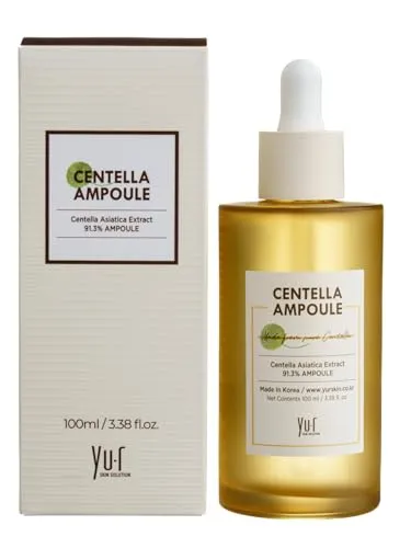 Yu.r Centella Serum – 91,3 % asiatischer Tigergras-Extrakt – Beruhigendes K-Beauty Serum bei empfindlicher & unreiner Haut – 100 ml