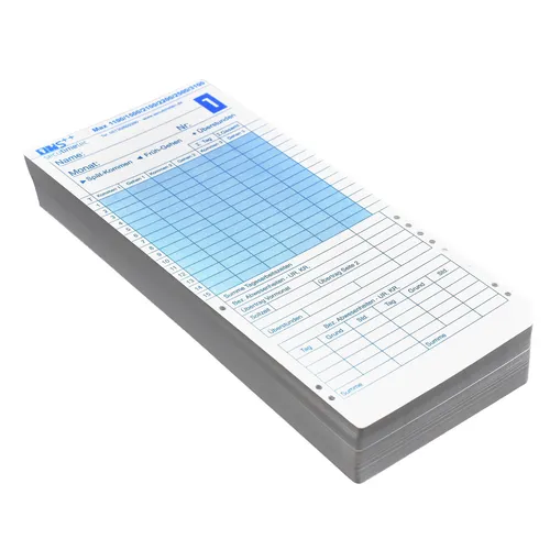 Stempelkarten 100 Stk Stempeluhr MAX ER 1100 1500 1600 2100 2200 2500 2700 3100