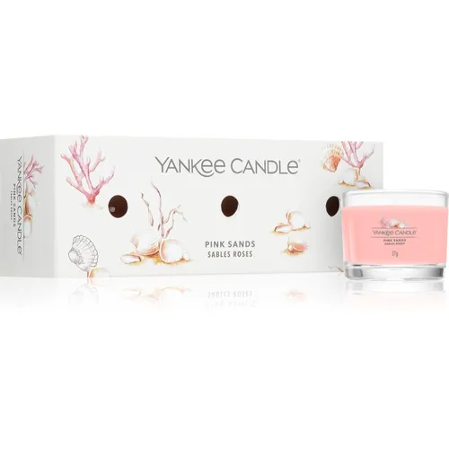 Yankee Candle Pink Sands Geschenkset 3x37 g
