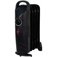 Produktbild Sannover Ölradiator Baneos 500 W Schwarz – Mobiler Heizkörper