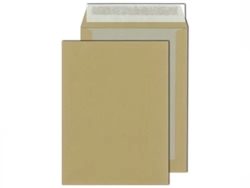 Versandtaschen Umschläge mit Papprückwand B4 braun haftklebend 10