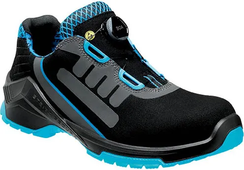 Sicherheitshalbschuh VD PRO 1500 BOA, S2 SRC CI - schwarz/türkis, Größe 42 - Arbeits- & Schutzkleidung, bietet hohen Komfort mit BOA-Verschlusssystem für eine perfekte Passform und Sicherheit am Arbeitsplatz.